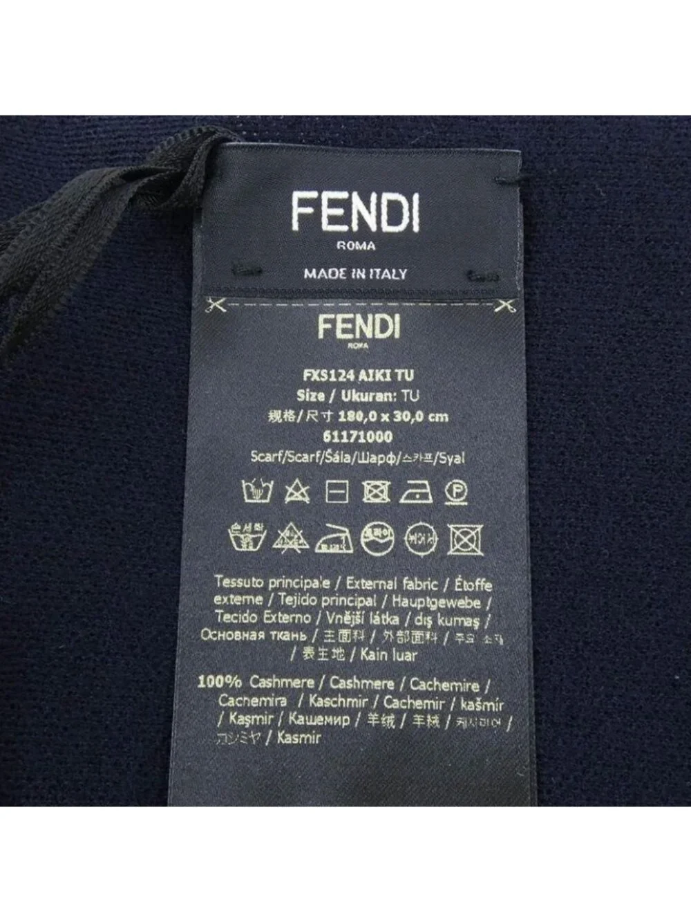 Fendi Fxs 124 Aiki Muffler Scarf